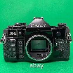 MINT Canon A-1 SLR Film Camera with Lens FD 50mm F/1.4 S. S. C. From Japan B031
