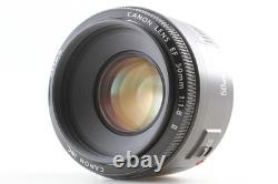 MINT Canon EOS-1HS Film Camera EF 50mm f1.8 ii Lens E1 Power Booster FromJAPAN
