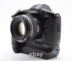 MINT? Canon EOS-1 EOS1 35mm SLR Film Camera AF EF 50mm F/1.4 Lens From JAPAN