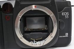 MINT Canon EOS 55 35mm SLR Film Camera Body EF 35-80mm Lens tested From Japan