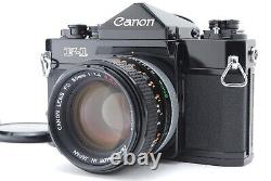 MINT-? Canon F-1 F1 35mm SLR Film Camera 50mm f/1.4 S. S. C SSC Lens JAPAN