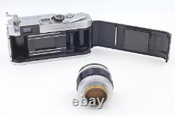 MINT Canon P Rangefinder 35mm Film Camera 50mm F/1.4 With Case Hood From JAPAN