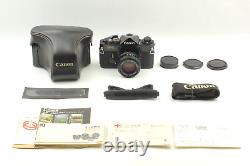 MINT + Case Canon F-1 Late + New FD NFD 50mm f/1.4 Lens Film Camera From JAPAN