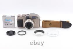 MINT Contax G1 D Rangefinder Film Camera 28mm f2.8 Lens Data Back From JAPAN