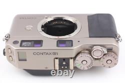 MINT Contax G1 D Rangefinder Film Camera 28mm f2.8 Lens Data Back From JAPAN