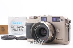 MINT Contax G1 D Rangefinder Film Camera 28mm f2.8 Lens Data Back From JAPAN