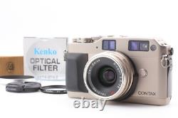 MINT Contax G1 D Rangefinder Film Camera 28mm f2.8 Lens Data Back From JAPAN