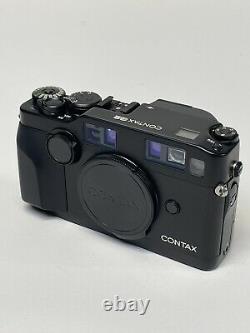 MINT Contax G2 Black Camera Millennium edition + 28mm 45mm 90mm Lens +TLA 200