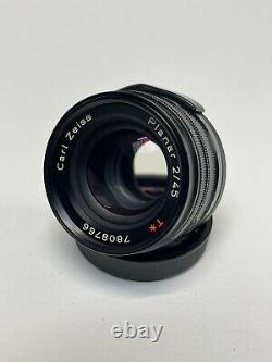 MINT Contax G2 Black Camera Millennium edition + 28mm 45mm 90mm Lens +TLA 200
