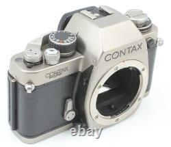 MINT Contax S2 60 yeas SLR Film Camera Planar 50mm f1.4 T Lens From JAPAN 297