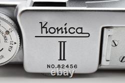 MINT? Konica IIB II B Rangefinder 35mm Film Camera 50mm F/3.5 Lens JAPAN
