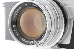 MINT-? Konica IIIA III A Rangefinder 35mm Film Camera 50mm f/1.8 Lens