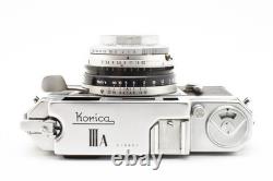 MINT? Konica IIIA III A Rangefinder Camera Hexanon 48mm F/2 Lens From JAPAN