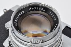 MINT Konica IIIA III A Rangefinder Camera Hexanon 50mm f/1.8 Lens From JAPAN