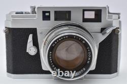 MINT Konica IIIA III A Rangefinder Camera Hexanon 50mm f/1.8 Lens From JAPAN