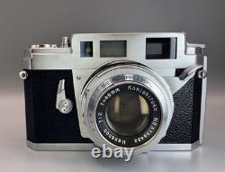 MINT Konica IIIA Rangefinder Film Camera Body 48mm F2 Lens From Japan #CK251