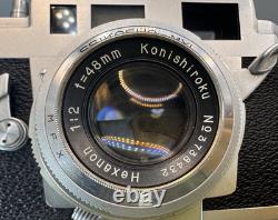 MINT Konica IIIA Rangefinder Film Camera Body 48mm F2 Lens From Japan #CK251