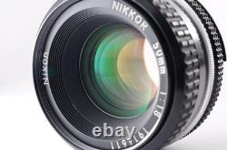 MINT LENS Nikon FE 35mm SLR Film Camera Silver + Ai 50mm f/1.8 + Cap FromJPN