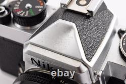 MINT LENS Nikon FE 35mm SLR Film Camera Silver + Ai 50mm f/1.8 + Cap FromJPN