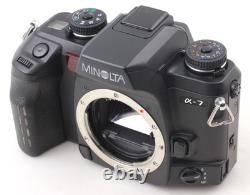 MINT? MINOLTA? -7 a-7? 7 a7 Film Camera 35-105mm F/3.5-4.5 Lens From JAPAN