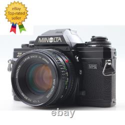 MINT? MINOLTA New X-700 35mm SLR Black Film Camera MD 50mm F1.7 Lens From JAPAN