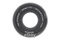 MINT-? MINOLTA X700 35mm Film Camera MD 50mm f/1.7 Lens Black From JAPAN