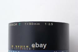 MINT Mamiya RZ67 Pro Grid Screen Film Camera Z 90mm Lens with120 Back From JAPAN