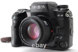 MINT-? Minolta Alpha Dynax Maxxum? 9 a9 Film Camera 50mm f/1.4 AF Lens JAPAN