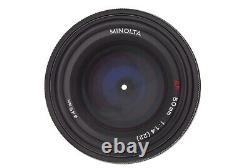 MINT-? Minolta Alpha Dynax Maxxum? 9 a9 Film Camera 50mm f/1.4 AF Lens JAPAN