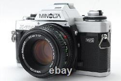 MINT-? Minolta X-700 SLR 35mm Film Camera Silver MD 50mm f/1.7 Lens From JAPAN