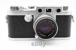 MINT? Nicca 3-F Late Rangefinder Film Camera Nikkor H. C 50mm F/2 Lens JAPAN MINT? Nicca 3-F Late Rangefinder Film Camera Nikkor H. C 50mm F/2 Lens JAPAN