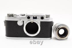 MINT? Nicca 3-F Late Rangefinder Film Camera Nikkor H. C 50mm F/2 Lens JAPAN