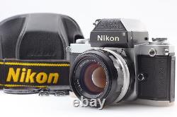 MINT Nikon F2 photomic silver 35mm film camera Body 50mm f/1.4 Lens from JAPAN