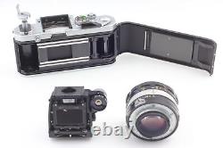 MINT Nikon F2 photomic silver 35mm film camera Body 50mm f/1.4 Lens from JAPAN