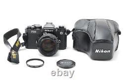MINT? Nikon FE2 35mm SLR Film Camera Black AIS 50mm f/1.2 Lens From JAPAN