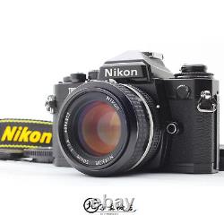 MINT Nikon FE2 Black 35mm SLR Film Camera Body Ai 50mm f1.4 Lens From JAPAN