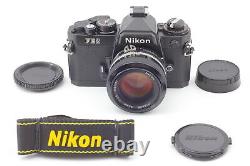 MINT Nikon FE2 Black 35mm SLR Film Camera Body Ai 50mm f1.4 Lens From JAPAN