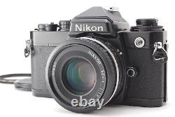 MINT-? Nikon FE 35mm SLR Film Camera Black AIS 50mm f/1.8 Lens From JAPAN
