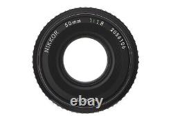 MINT-? Nikon FE 35mm SLR Film Camera Black AIS 50mm f/1.8 Lens From JAPAN