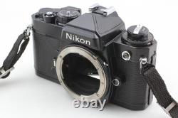 MINT? Nikon FE Black Film Camera 35mm SLR Ai Nikkor 50mm F/1.8 Lens From JAPAN