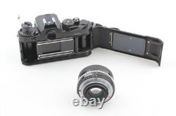 MINT? Nikon FE Black Film Camera 35mm SLR Ai Nikkor 50mm F/1.8 Lens From JAPAN