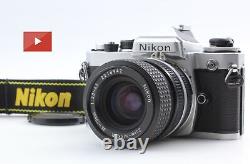 MINT+++ Nikon FE Silver 35mm Film Camera Ai-s 35-70mm f3.3-4.5 Zoom Lens JAPAN