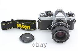 MINT+++ Nikon FE Silver 35mm Film Camera Ai-s 35-70mm f3.3-4.5 Zoom Lens JAPAN