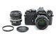 MINT-? Nikon FM 35mm SLR Film Camera AI 50mm f/1.8 AI 35mm f/2.8 Lens From JAPAN