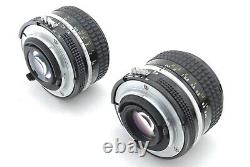 MINT-? Nikon FM 35mm SLR Film Camera AI 50mm f/1.8 AI 35mm f/2.8 Lens From JAPAN