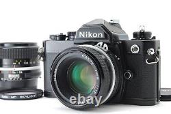 MINT-? Nikon FM 35mm SLR Film Camera AI 50mm f/1.8 AI 35mm f/2.8 Lens From JAPAN