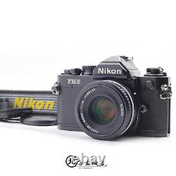 MINT Nikon NEW FM2n Black 35mm film camera Ai-s 50mm f1.8 Lens From JAPAN
