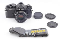 MINT Nikon NEW FM2n Black 35mm film camera Ai-s 50mm f1.8 Lens From JAPAN