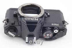 MINT Nikon NEW FM2n Black 35mm film camera Ai-s 50mm f1.8 Lens From JAPAN