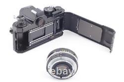 MINT Nikon NEW FM2n Black 35mm film camera Ai-s 50mm f1.8 Lens From JAPAN
